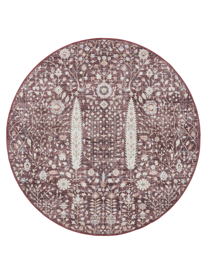 Tapis rond lavables GEORGE