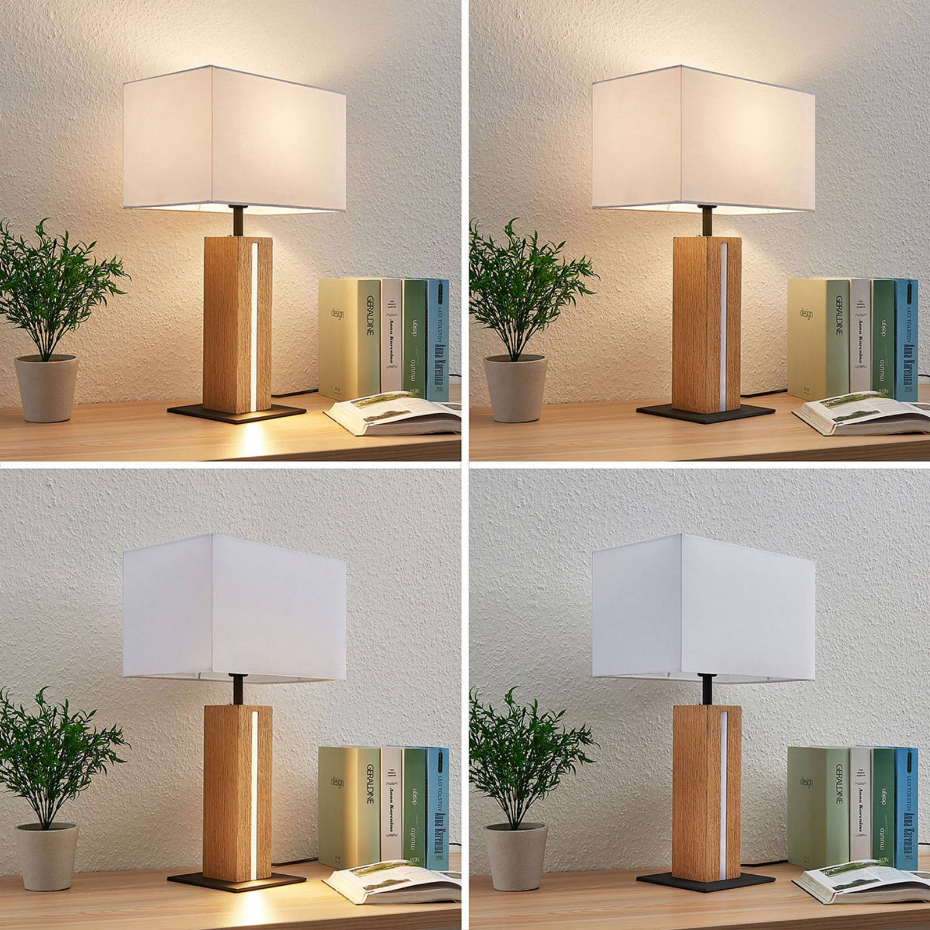 Lampe à poser en textile moderne, Garry