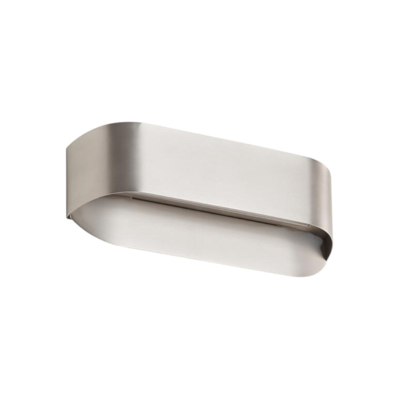 Applique led 14W haut et bas nickel mat Nora