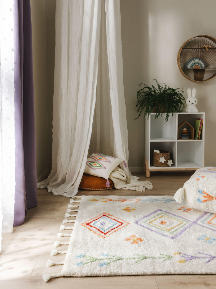 Tapis enfant tufté main MALIKA