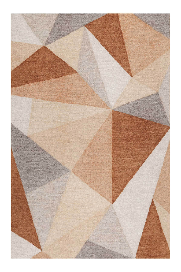 Tapis graphique à poil ras salon et chambre ,  Next Time 2.0