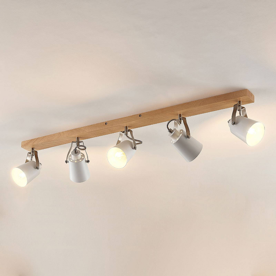 Plafonnier en bois scandinave, Blana