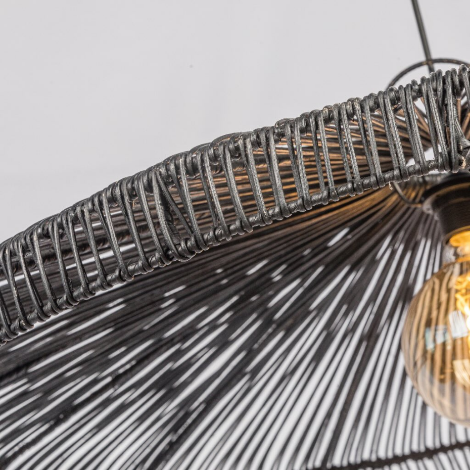 Suspension en rotin noir XL ESSO