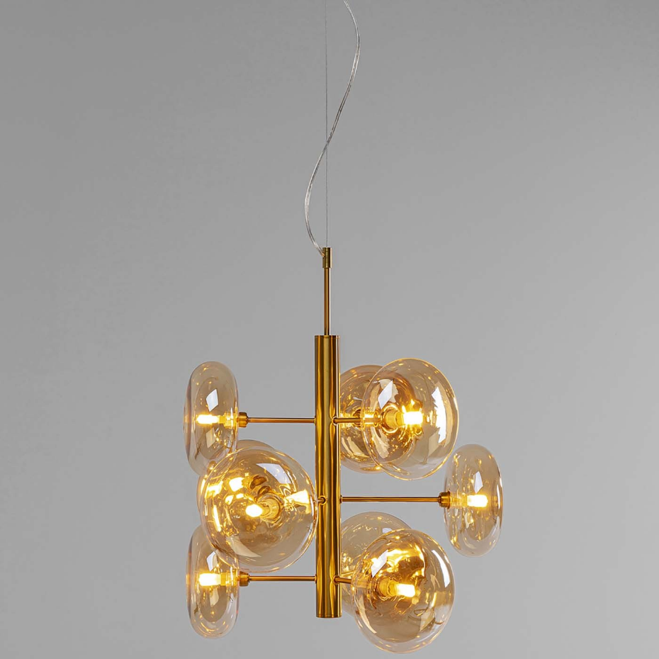 Suspension en verre et acier, HEADLIGHT
