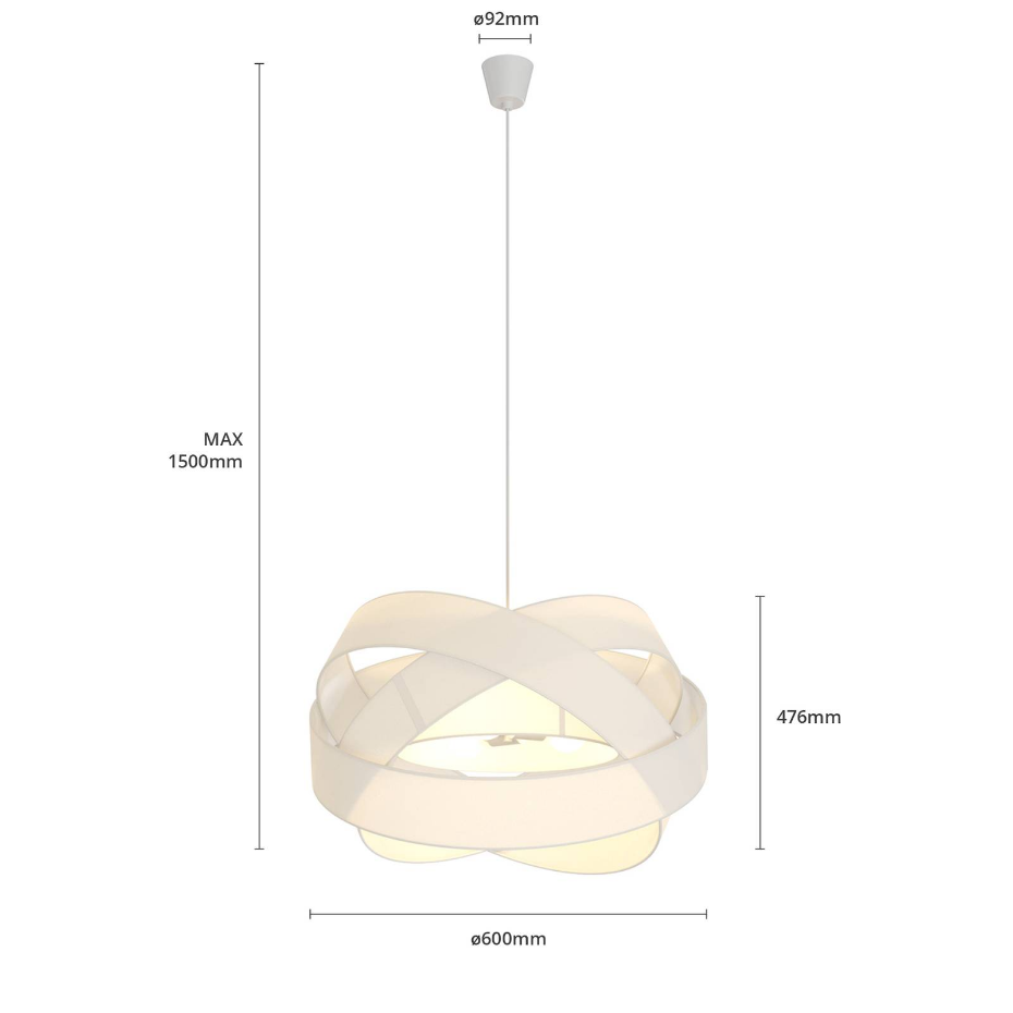 Suspension en textile moderne, Simaria