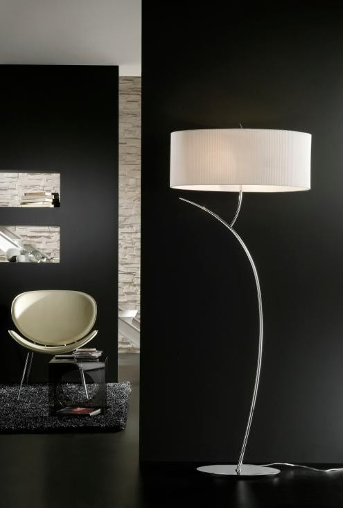 Lampadaire design en métal classique, EVE