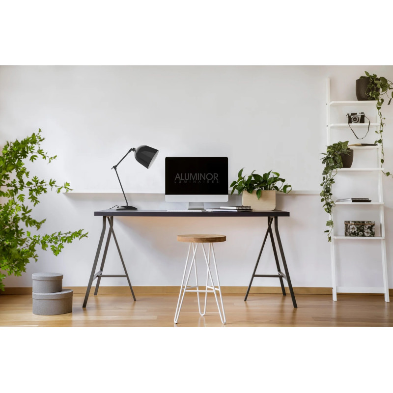 Lampe design en métal industriel
