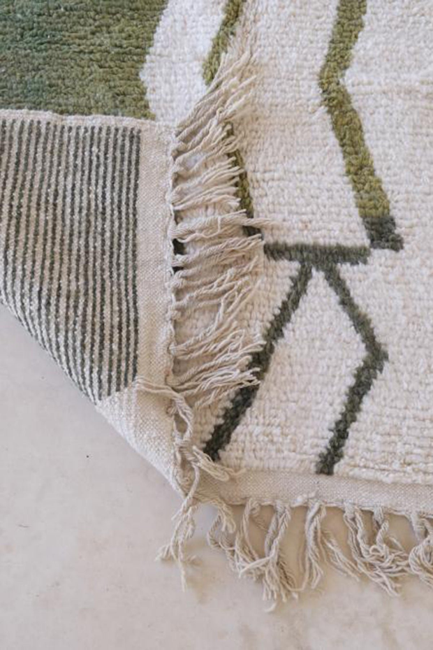 Tapis berbère contemporain noué main - tapis sur mesure