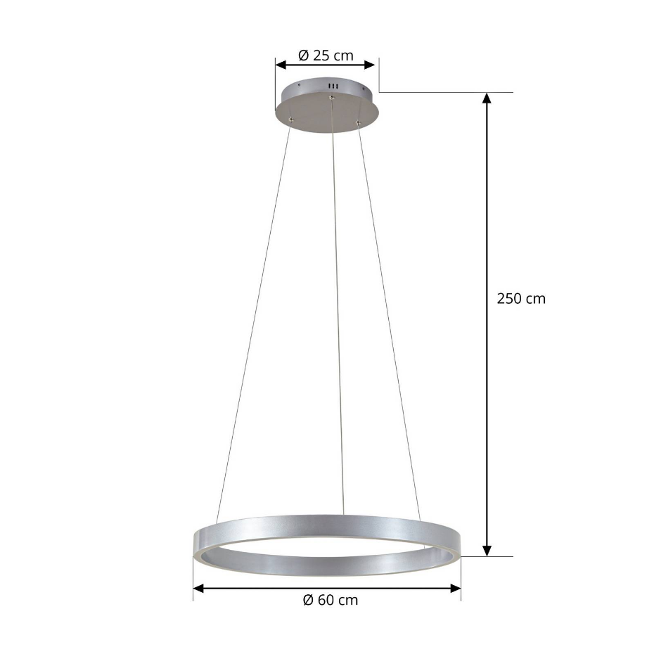 Suspension en métal moderneLED, Yonam