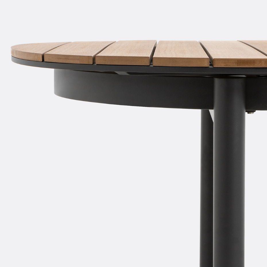 Table de jardin extensible, aluminium, Palina