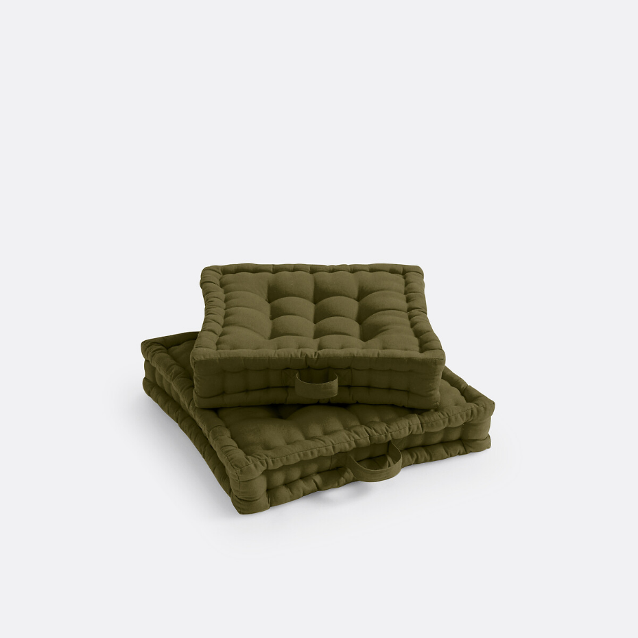 Coussin de sol coton recyclé, Scenario
