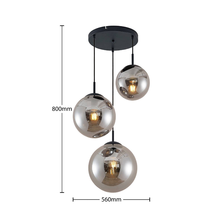 Suspension en verre vintage, Teeja