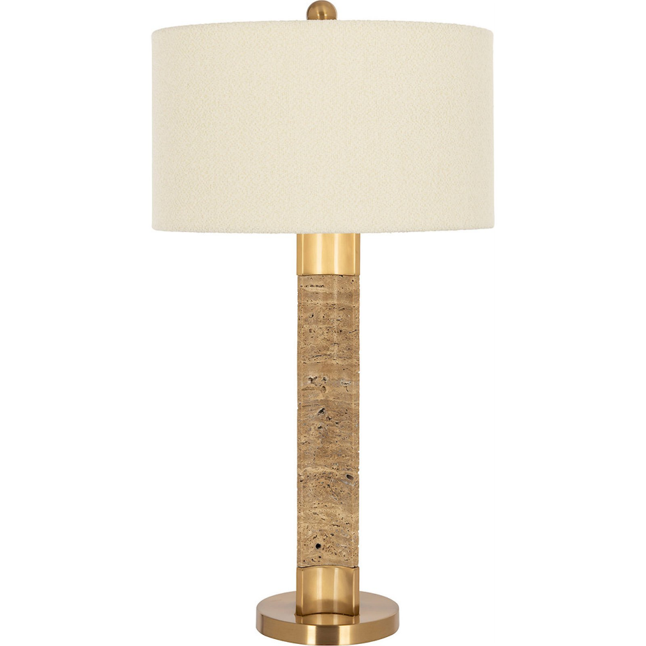 Lampe de salon en métal et marbre Richmond Decoration