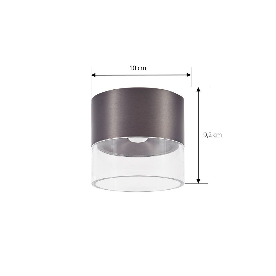 Plafonnier en aluminium moderneLED, Dalila