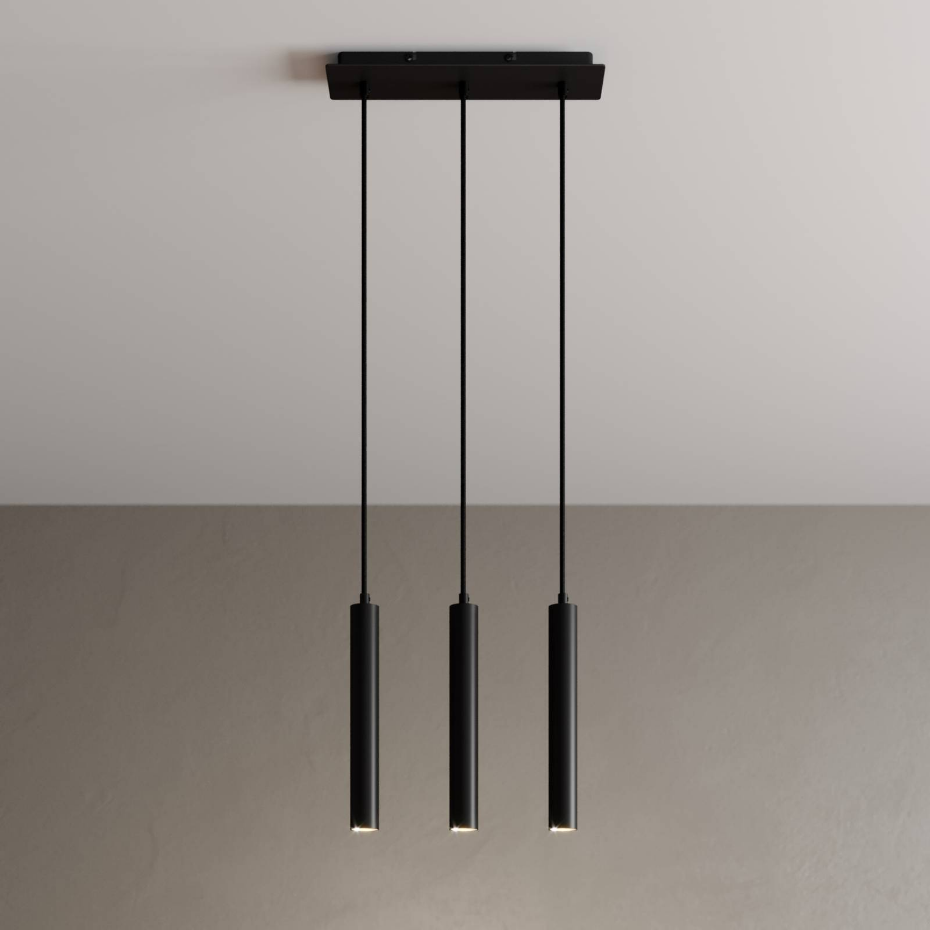 Suspension en aluminium moderneLED, Franka