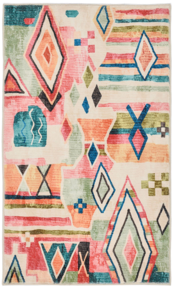Tapis de bain moelleux aux couleurs vives - ARIELLA