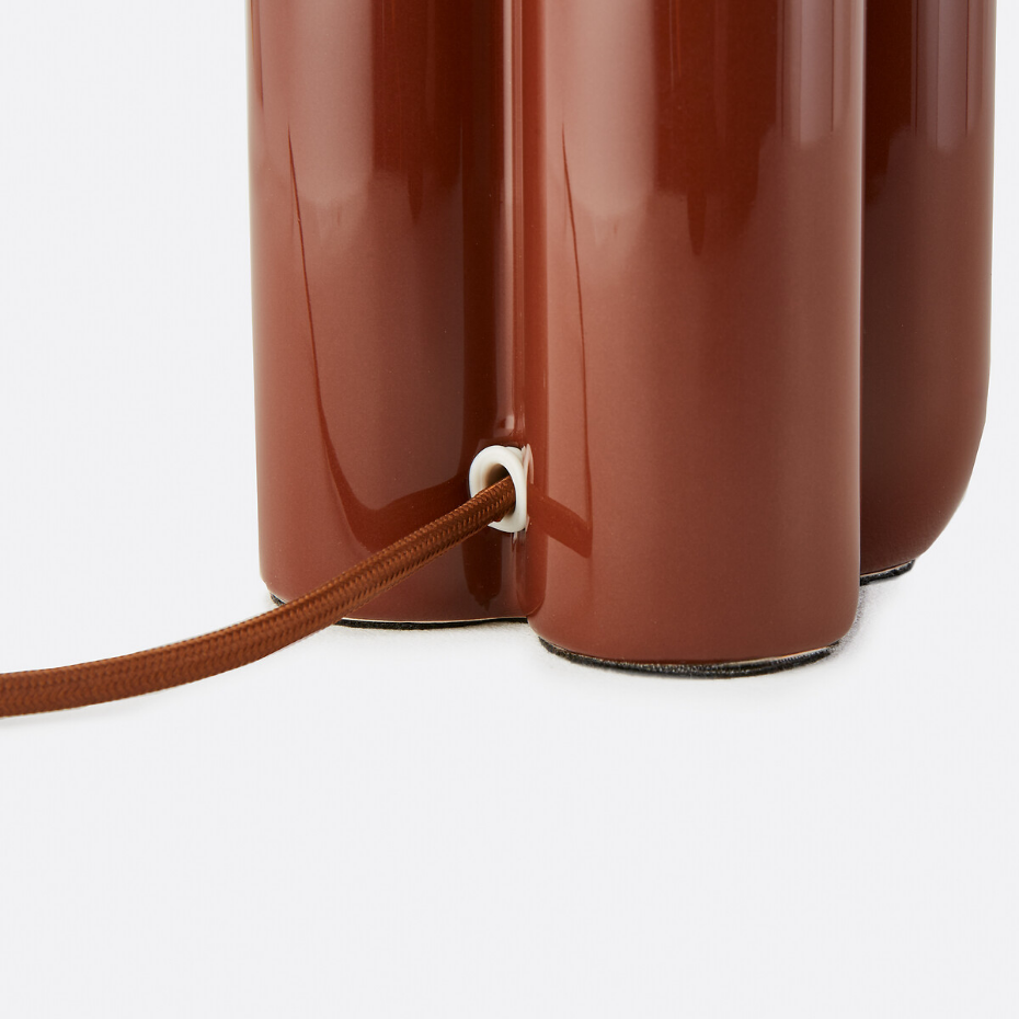 Lampe à poser céramique et lin, Malo