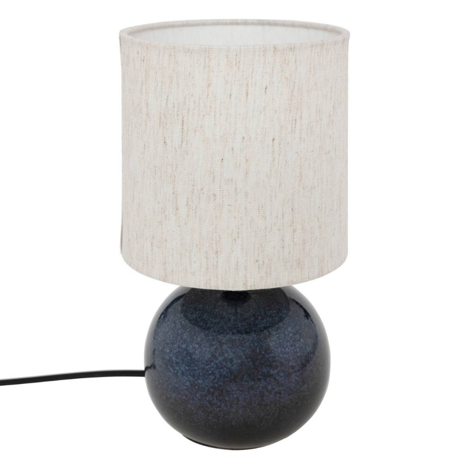 Lampadaire arc grès et coton GAIA