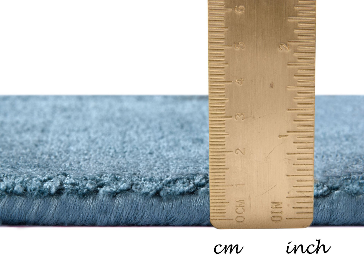 Tapis en viscose tissé main aspect vieilli - Shine