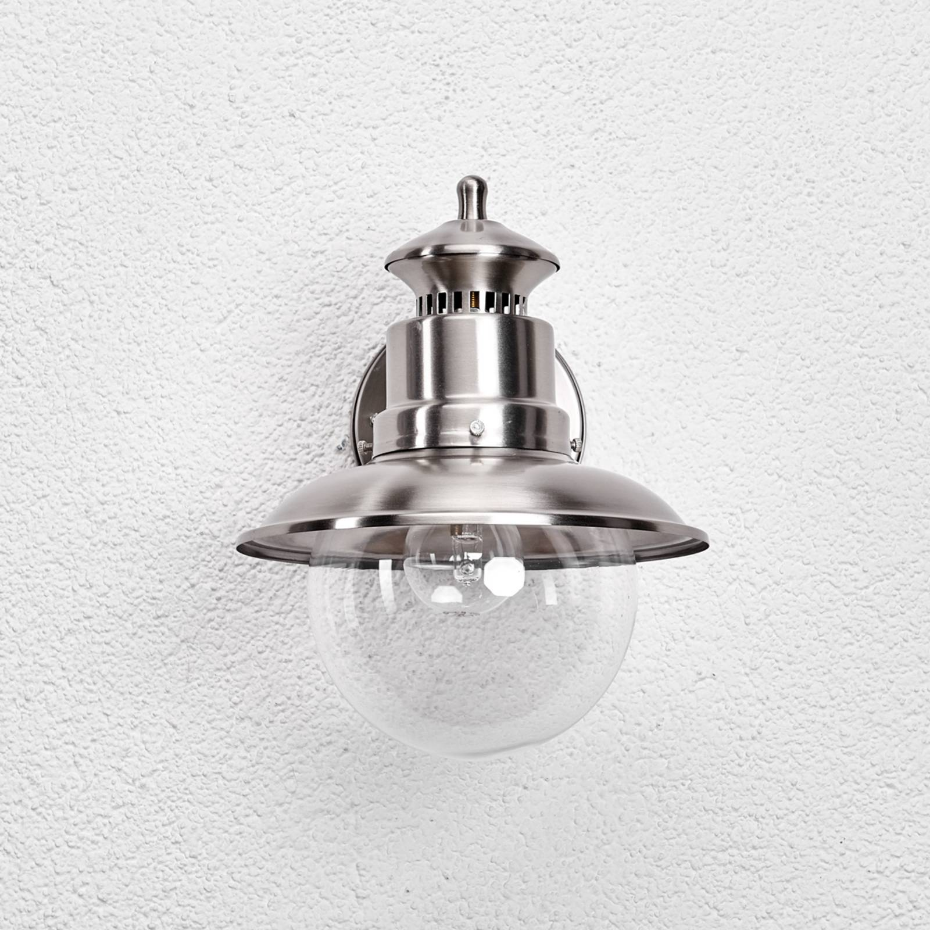 Applique extérieure en inox moderne