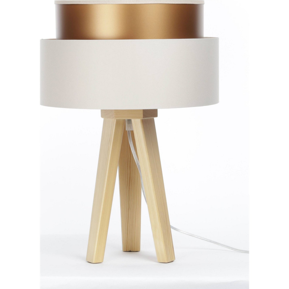 Lampe à poser ronde en PVC Duo ellegant