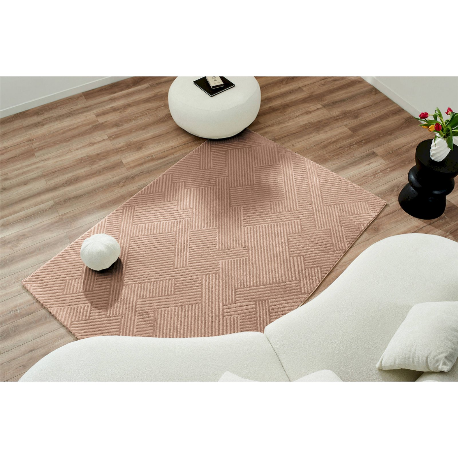 Tapis rectangulaire en polypropylène Bianca