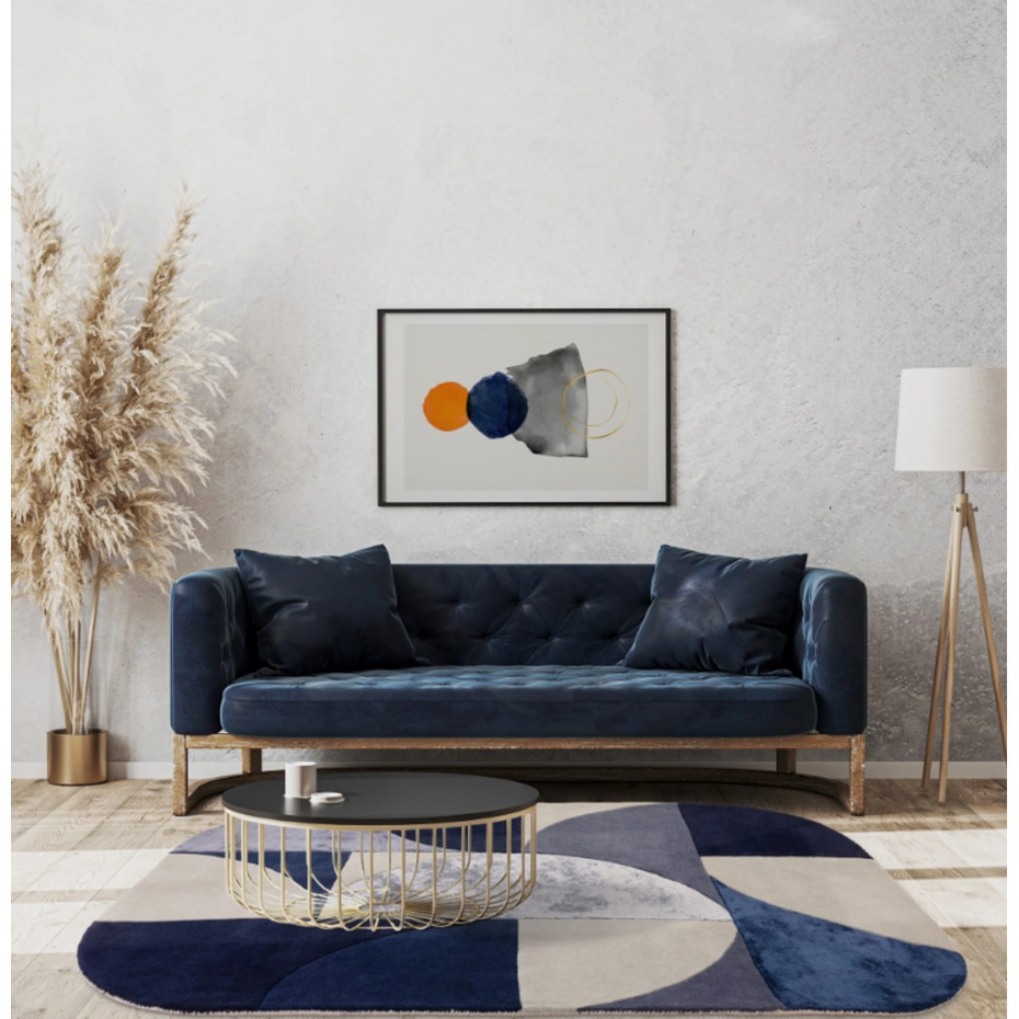 Tapis salon et chambre moderne en laine LAVO