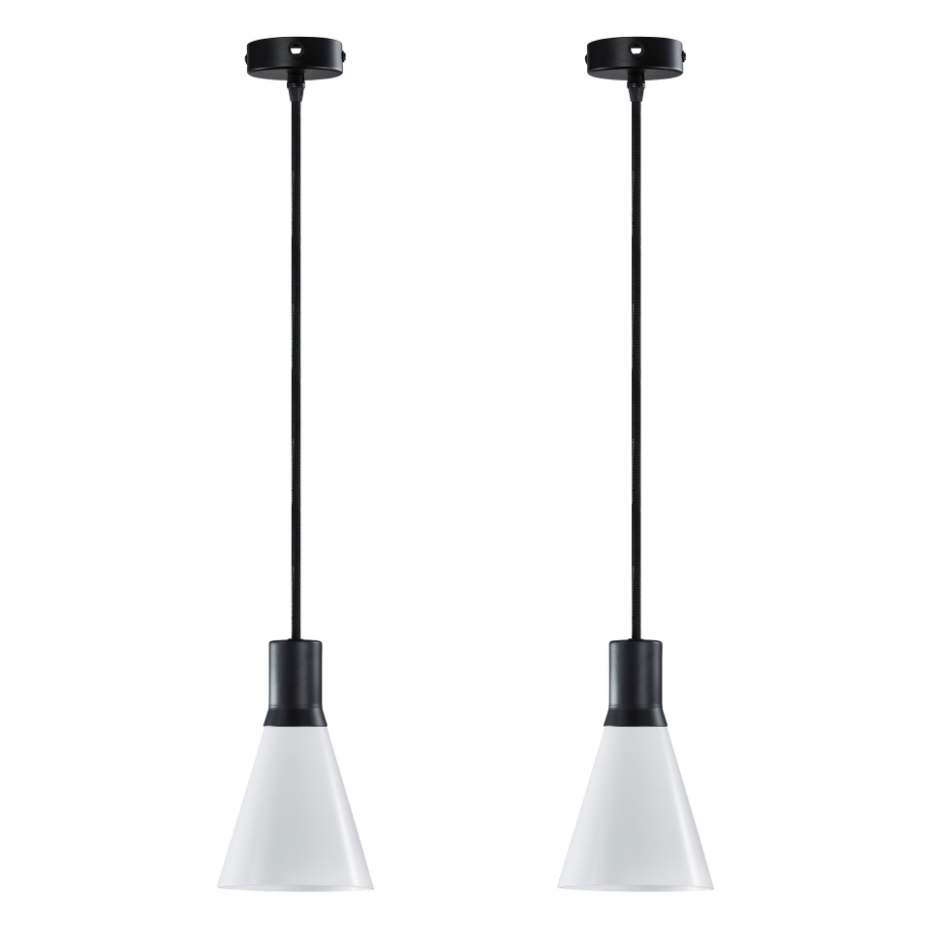 Suspension en verre et métal GENT 2 pièces