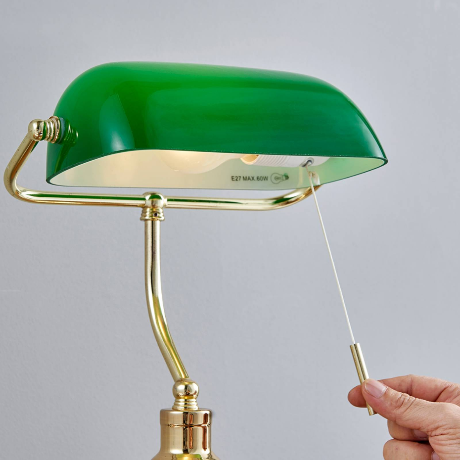 Lampe à poser en métal antique, Milenka
