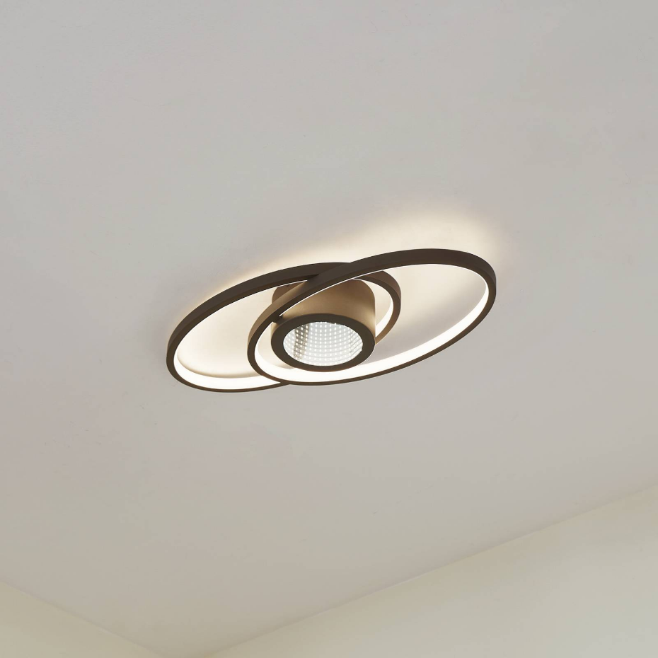Plafonnier en métal moderneLED, Thalina