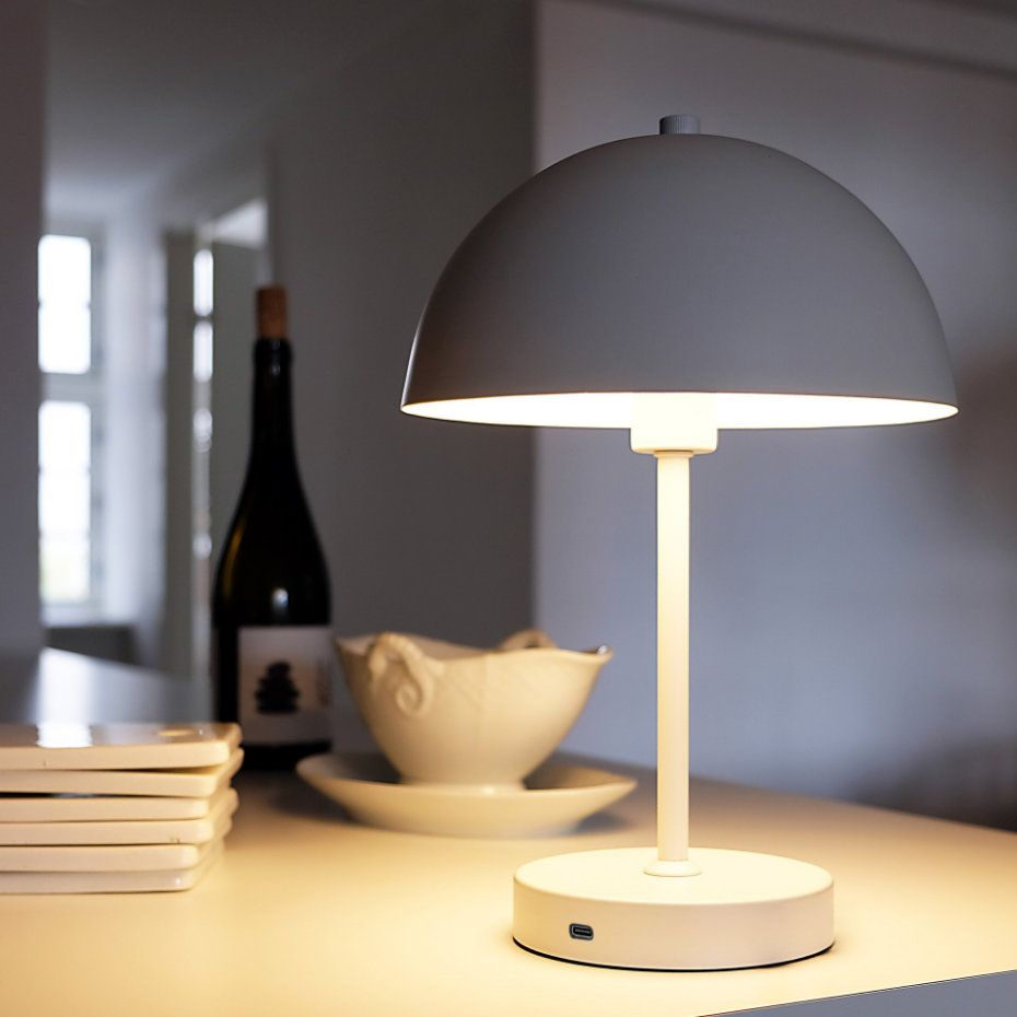 Lampe à poser LED Stockholm blanc
