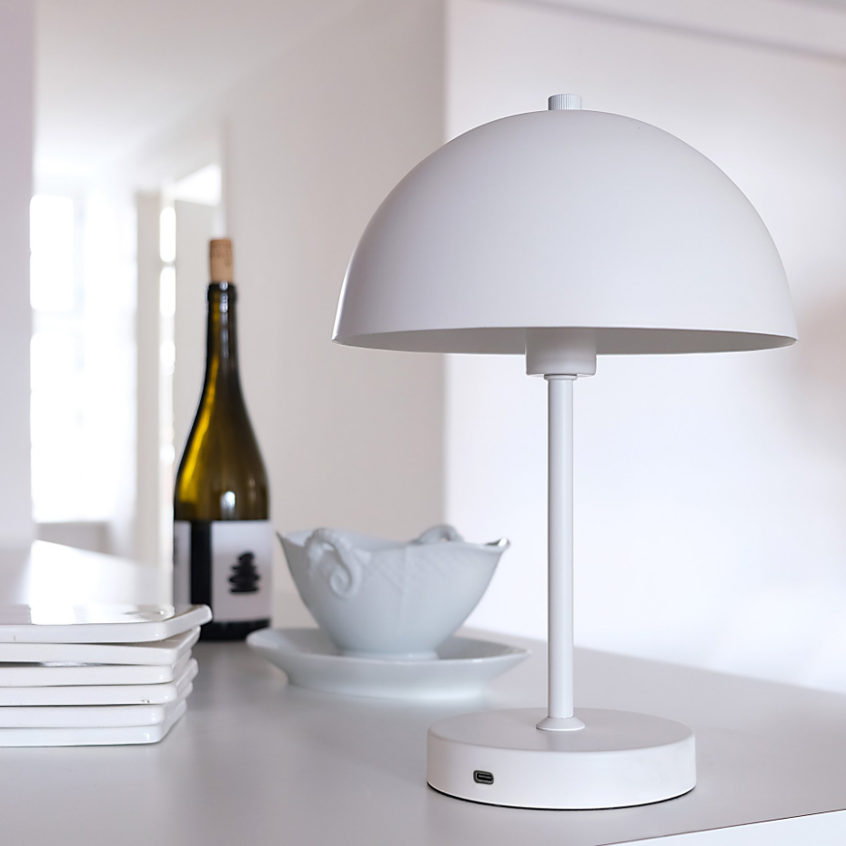 Lampe à poser LED Stockholm blanc