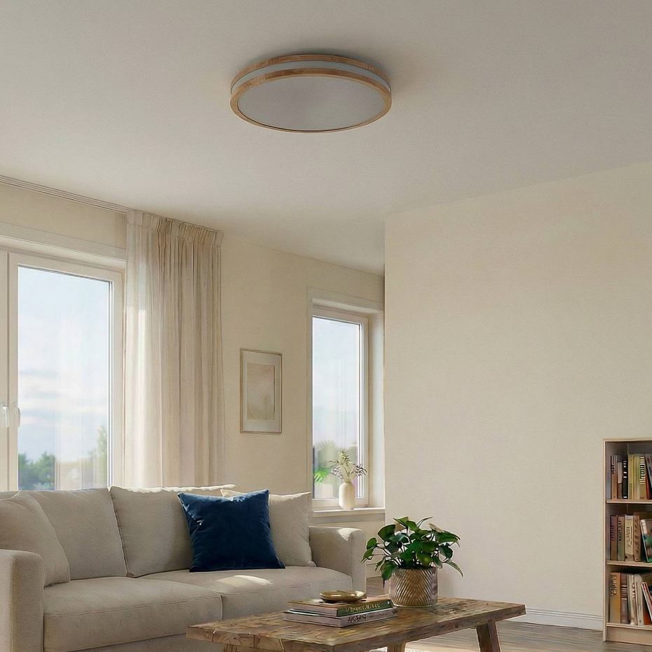Plafonnier en bois moderneLED, Emiva