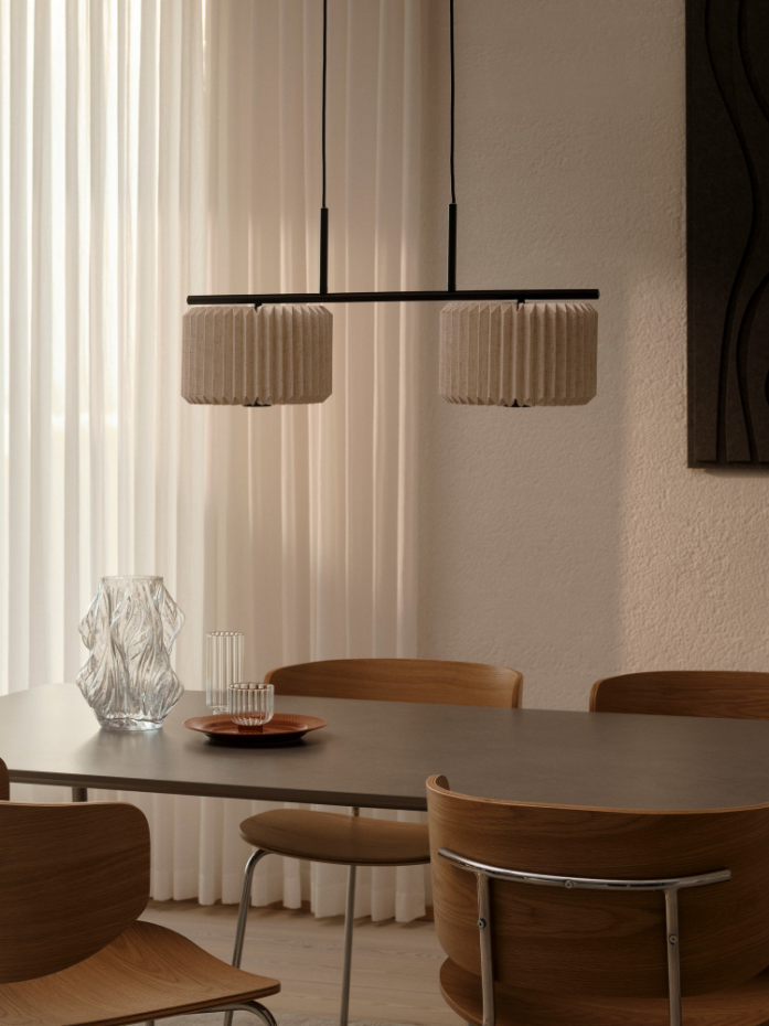Suspension Vivienne Dual  Métal Noir ,  H. 32,5 - IP20 - E27 /  Nordlux Intérieur