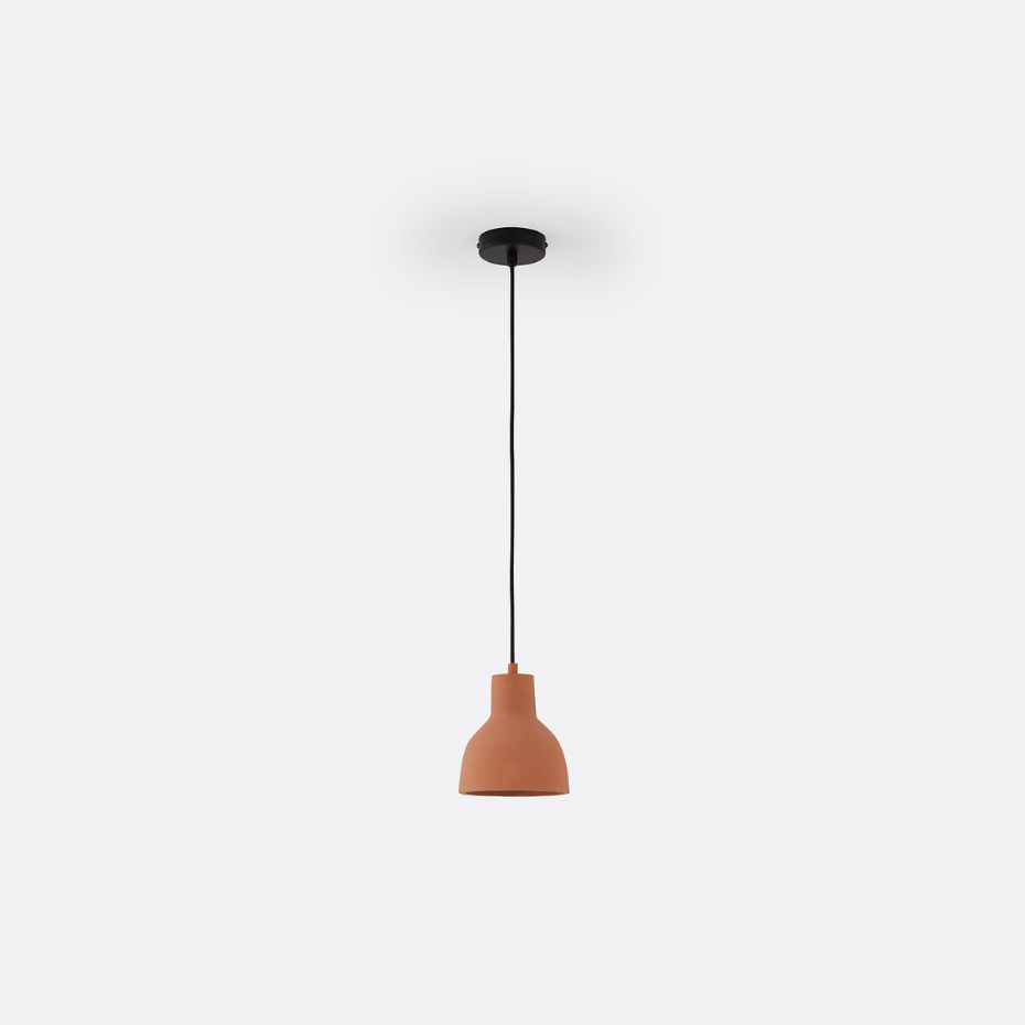 Suspension en béton terracotta Ø16 cm, Arida
