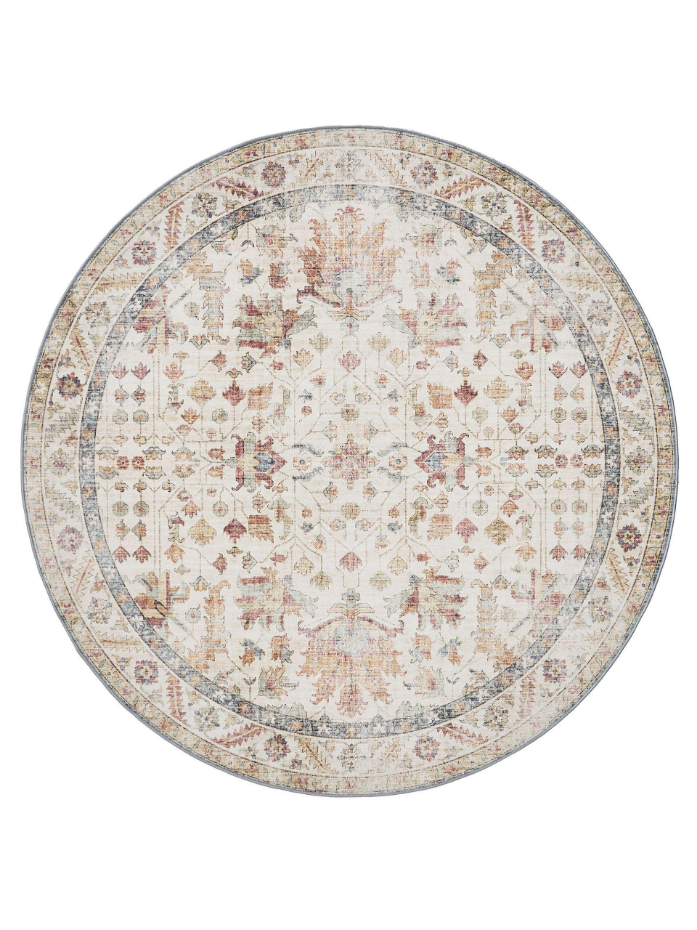 Tapis rond lavables GEORGE
