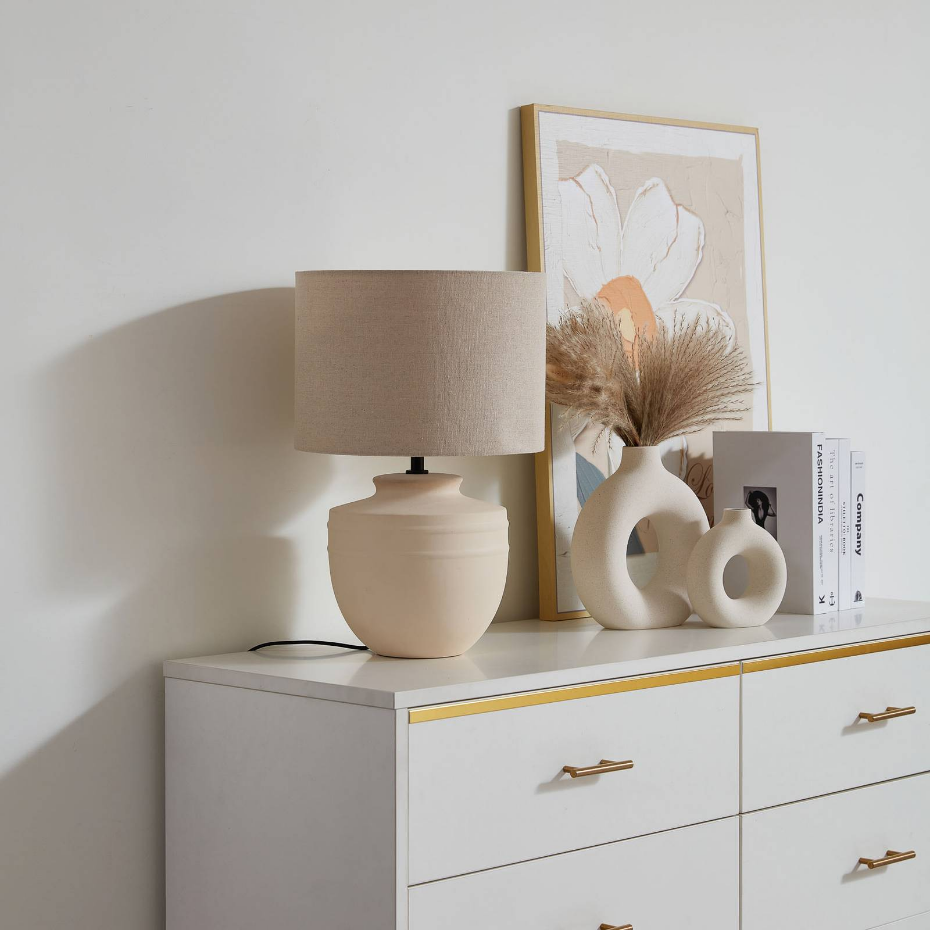 Lampe à poser en céramique, Thalassia
