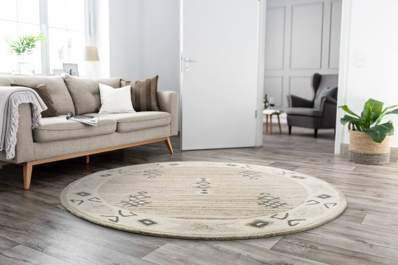 Tapis tufté main style berbère avec mélanges - Royal Berber