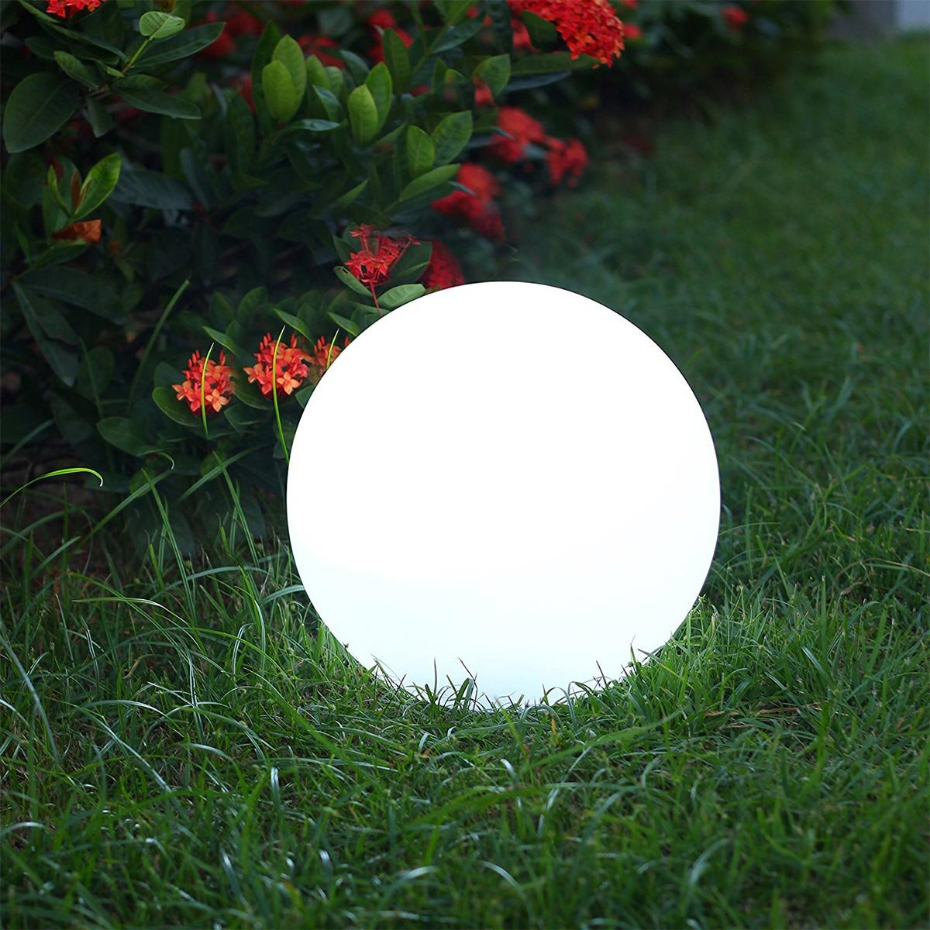 Boule lumineuse solaire multicolore SOLSTY ∅30cm