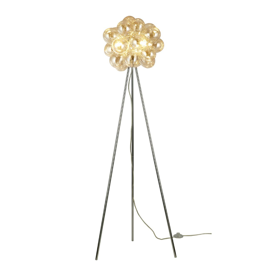 Lampadaire trépied verre soufflé - BARTALI