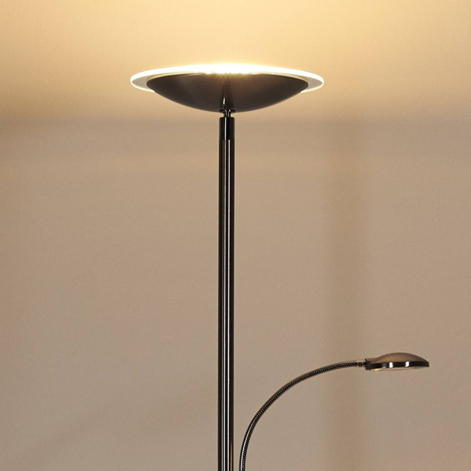 Lampadaire en métal moderneLED, Malea