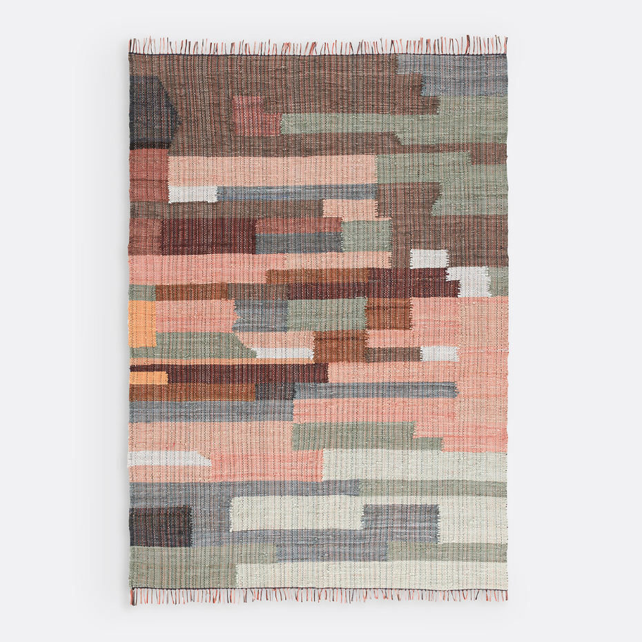 Tapis tissé plat en coton, Kanta
