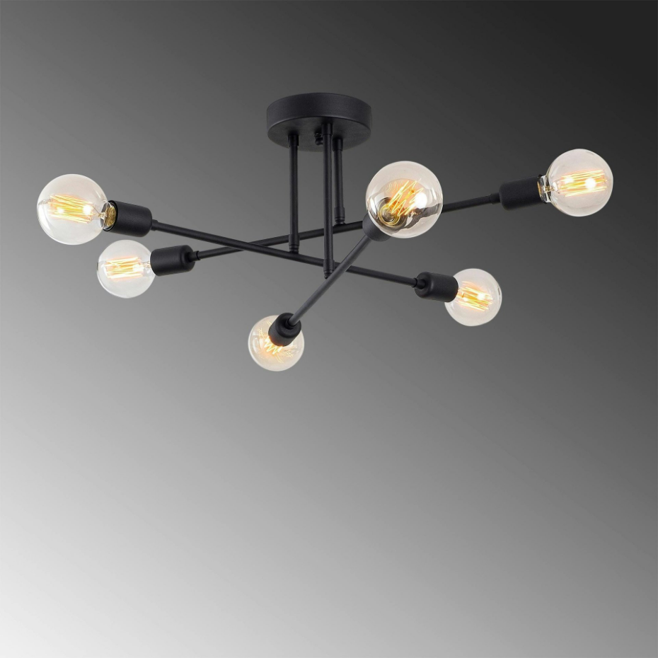 Plafonnier design 6 lampes MARATEA