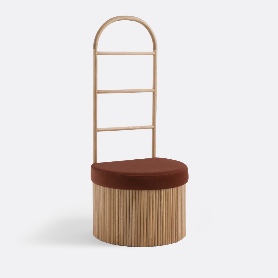 Valet avec coffre de rangement, Tindy