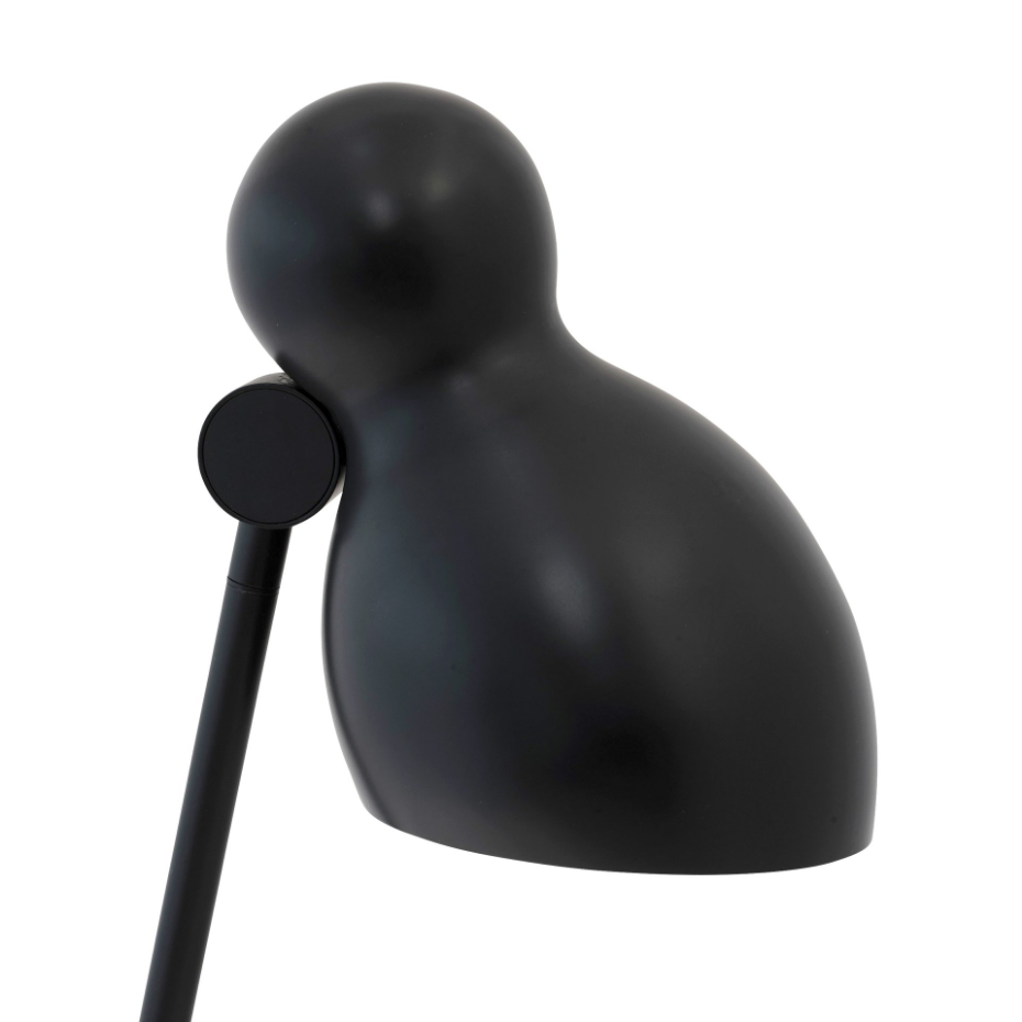 Lampadaire en métal noir LUDO
