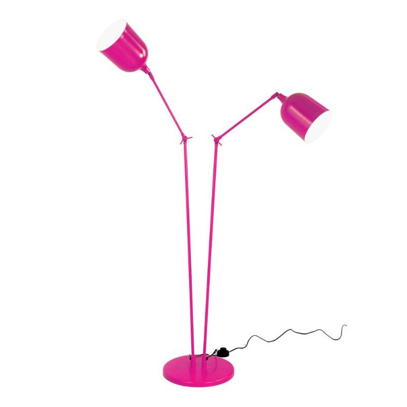Lampadaire design en métal industriel, TWIN LS
