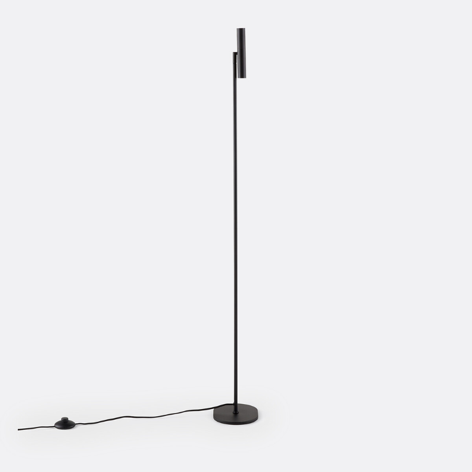 Lampadaire/liseuse orientable en métal fer, Joha