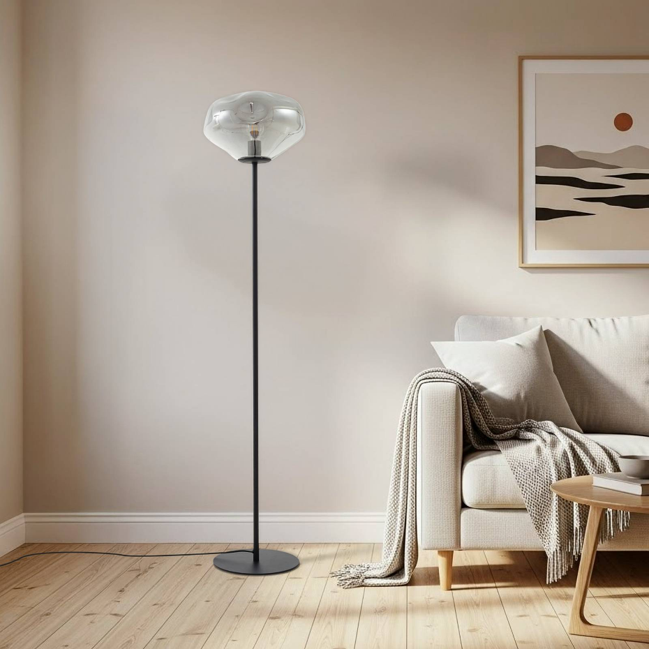 Lampadaire en verre design, Lelia