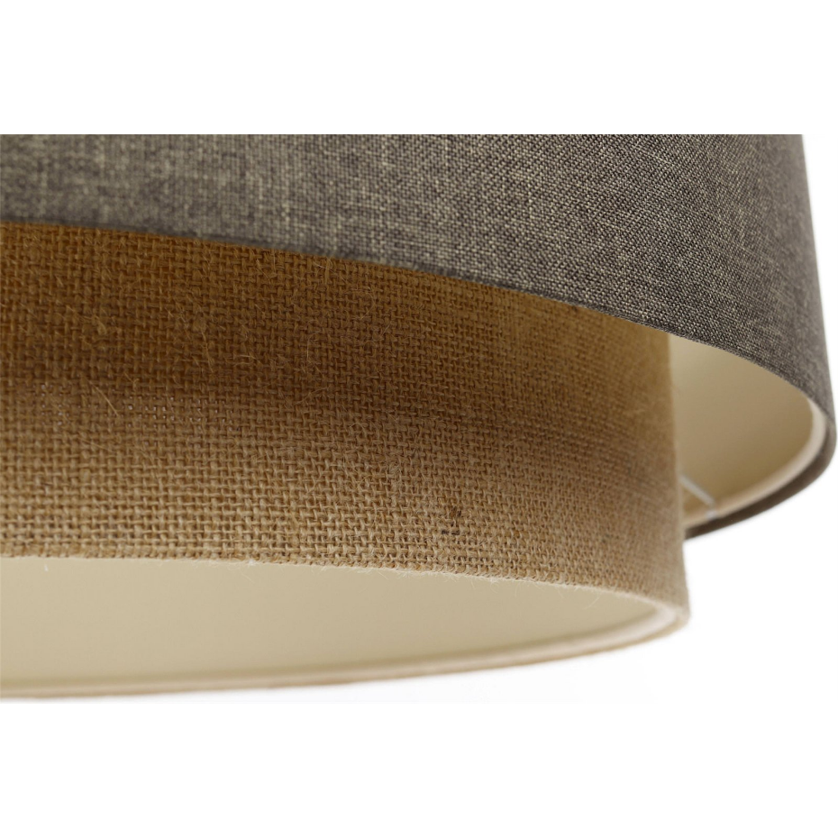 Suspension ronde en tissu pour salon ou chambre Boho Elegant