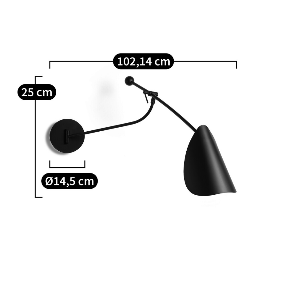 Applique 1 bras, Funambule